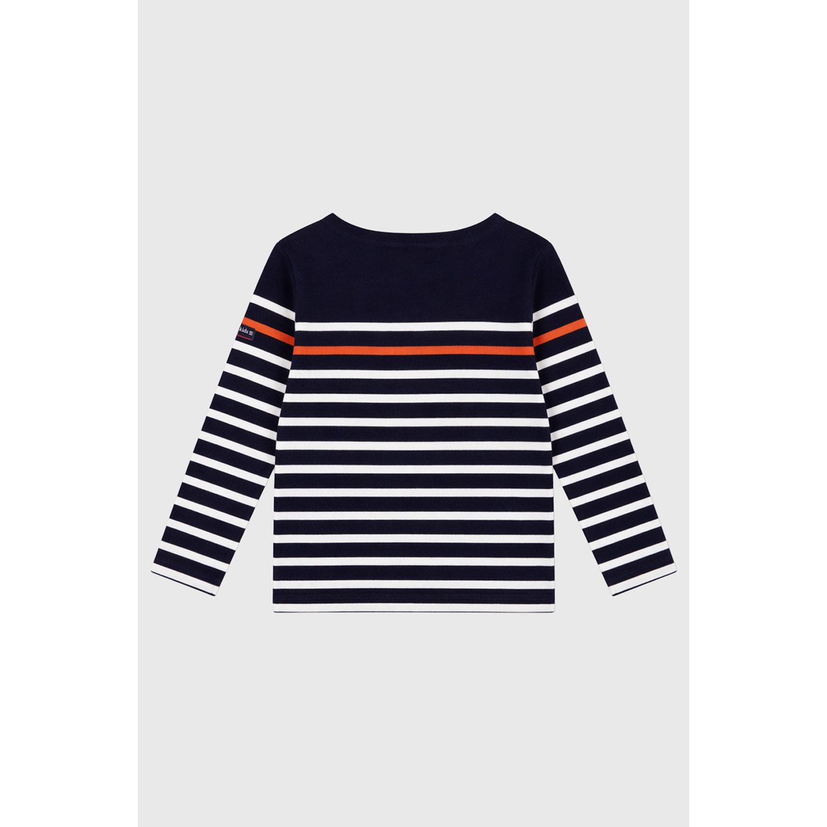 Marinière Kids - coton lourd marine deep/milk/paprika h, ARMOR-LUX
