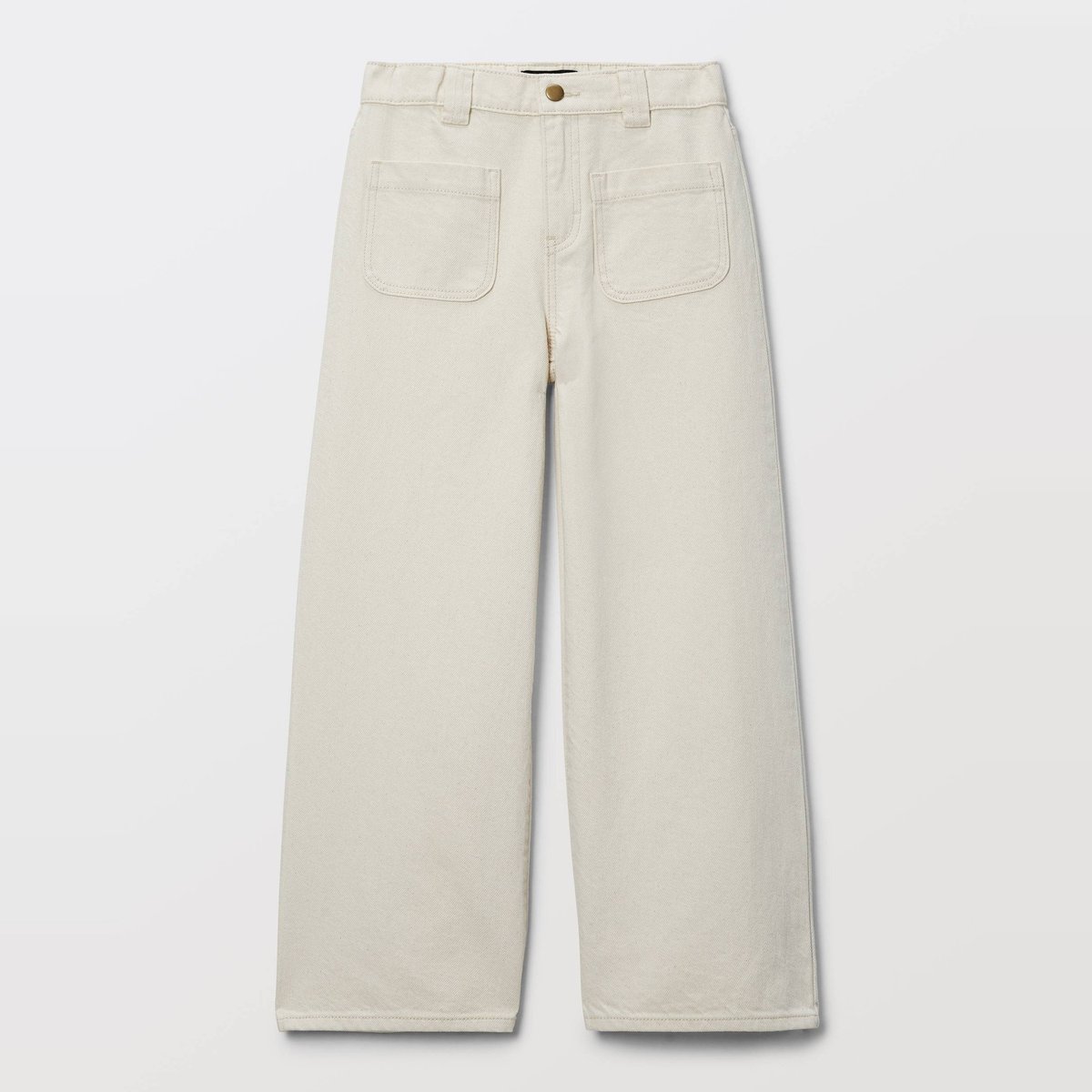 Pantalon en coton BIO GOTS naturel, MONOPRIX