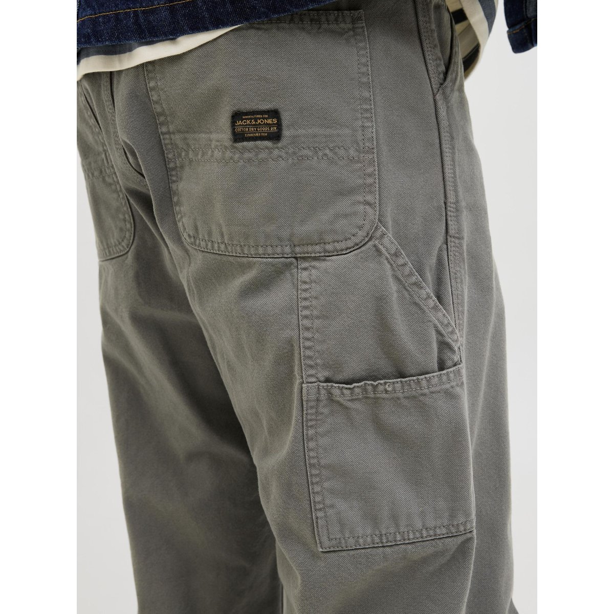 Pantalon Worker grise - mulled basil 1, JACK & JONES