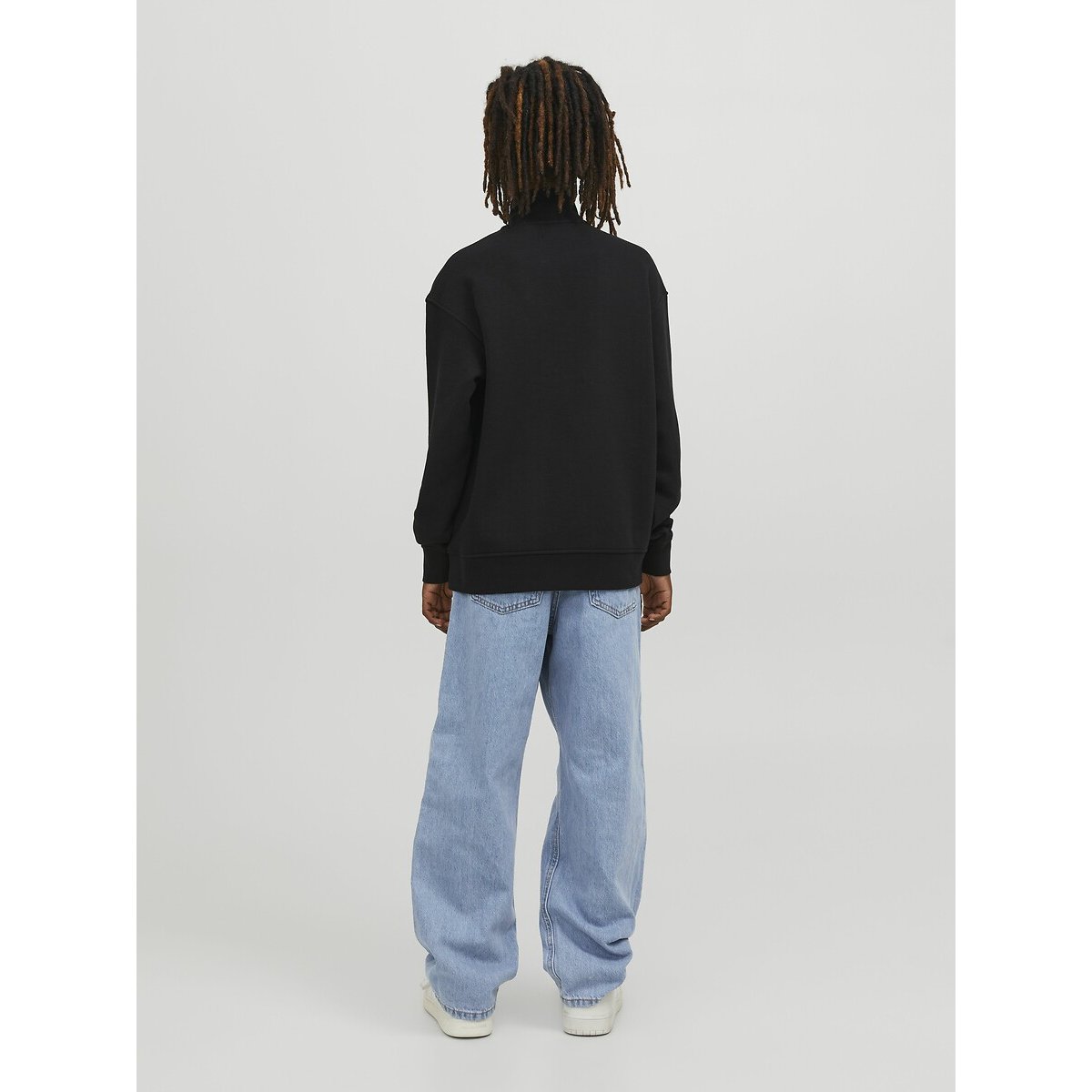 Jean forme baggy bleu denim clair, JACK & JONES JUNIOR