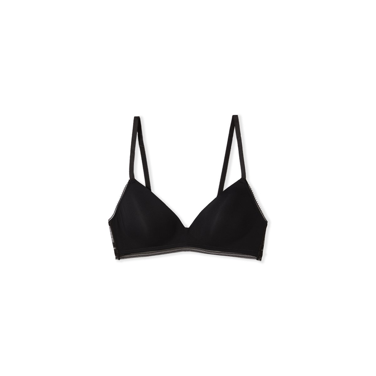 Soutien-gorge triangle sans armatures avec détails en dentelle PURE DREAM noir, ETAM