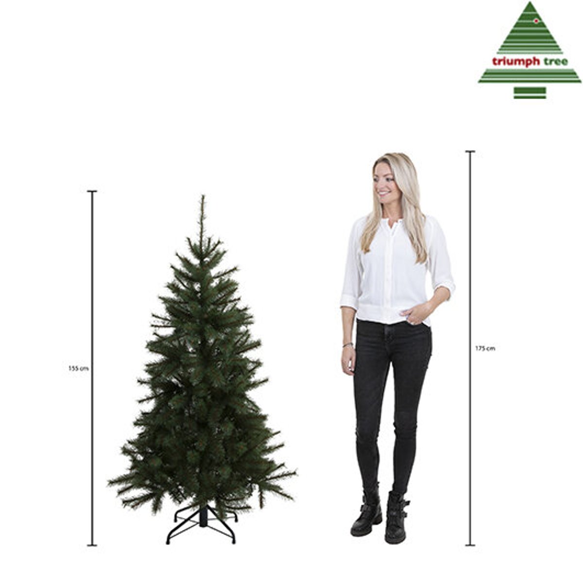 Sapin de Noël H155 cm FORRESTER vert, TRIUMPH TREE