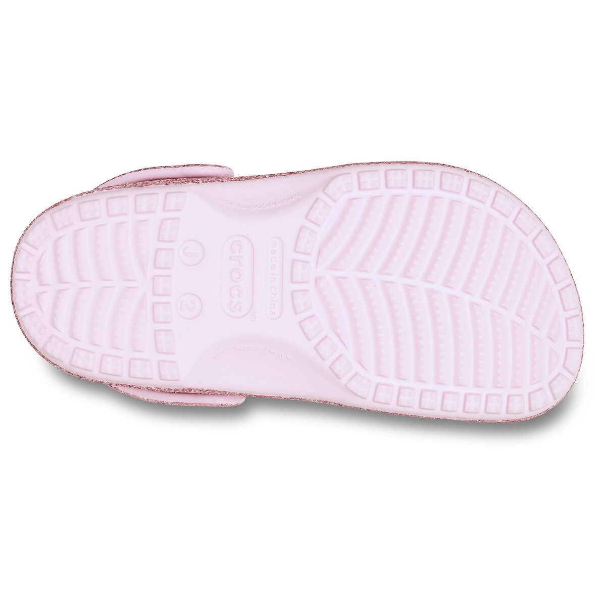 Sabots CLASSIC CHUNKY GLITTER rose paillette, CROCS