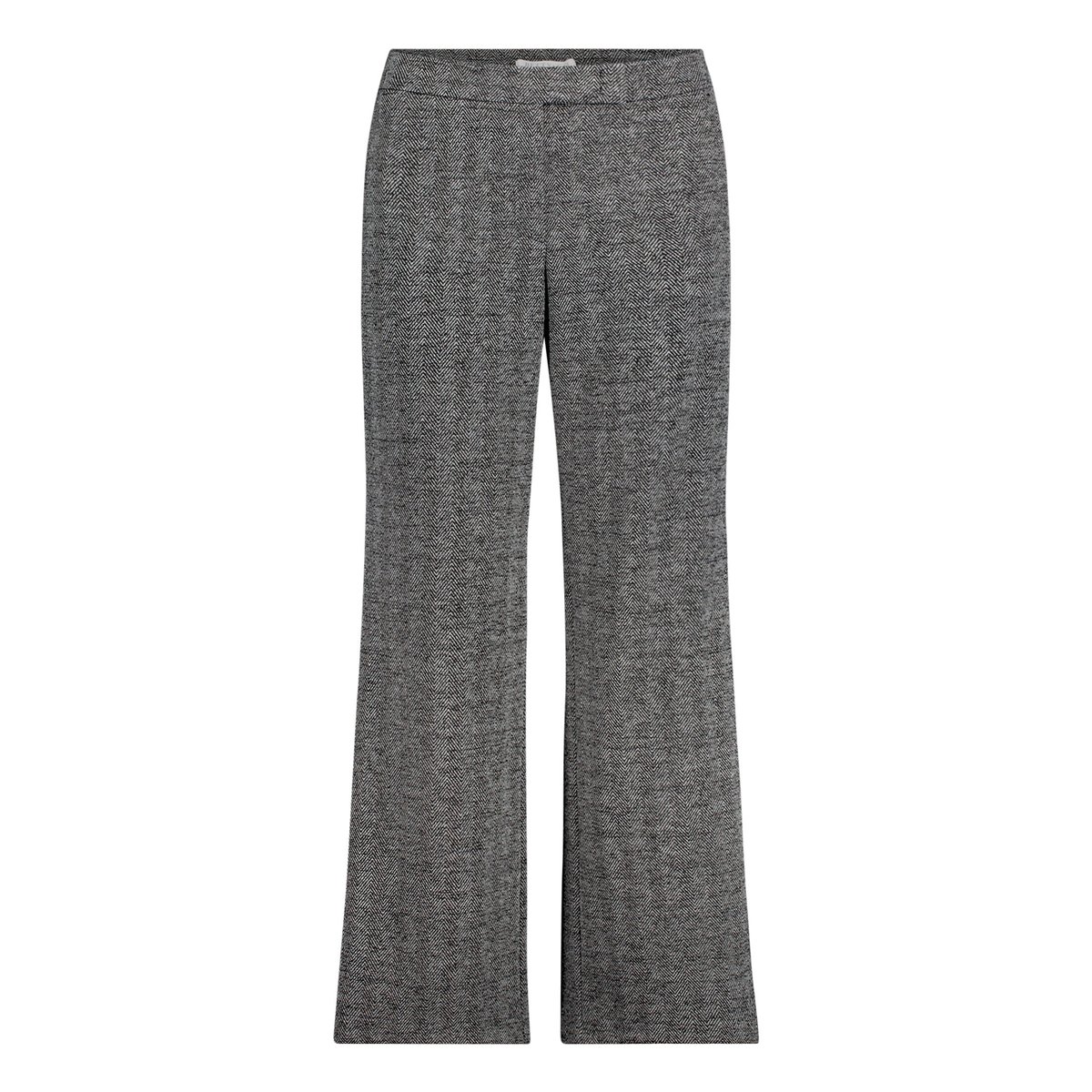 Pantalon en toile à fils de fil textile noir/gris, BETTY & CO