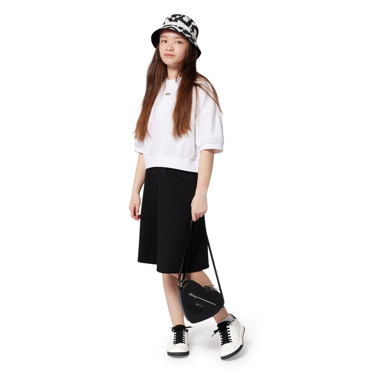 Short long et fluide black, DKNY