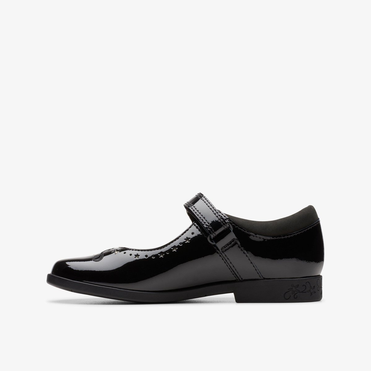 Ballerines Brevet Coupe Large LOCK MAGIC K noir, CLARKS