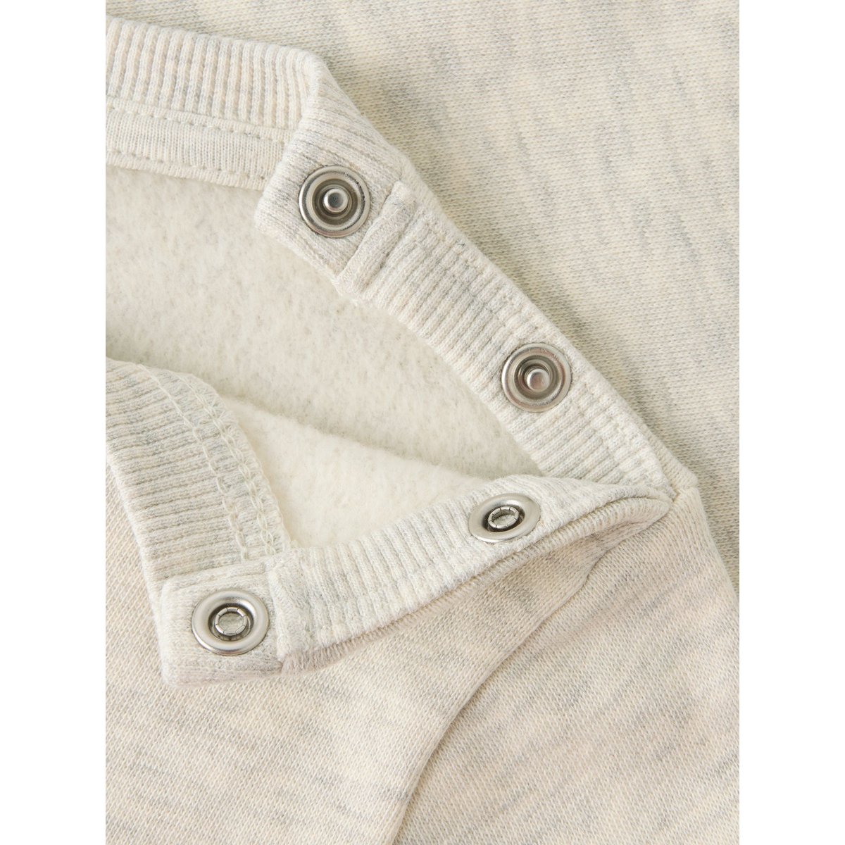 Sweat-Shirt blanc - peyote melange1, NAME IT