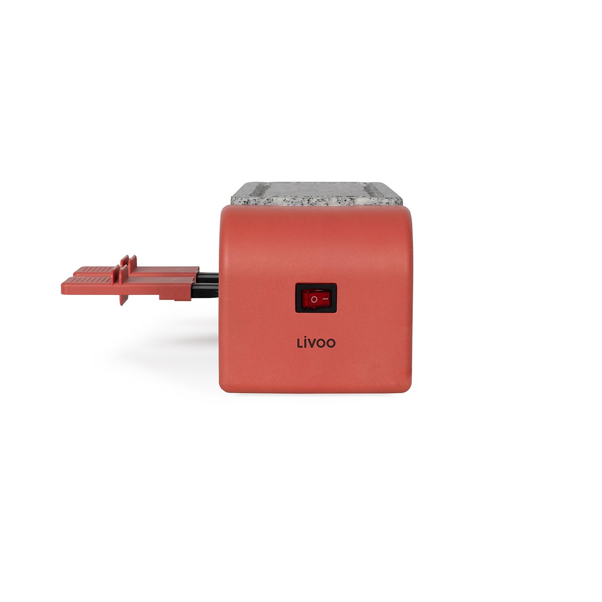 Raclette 2 personnes connectable rouge, LIVOO