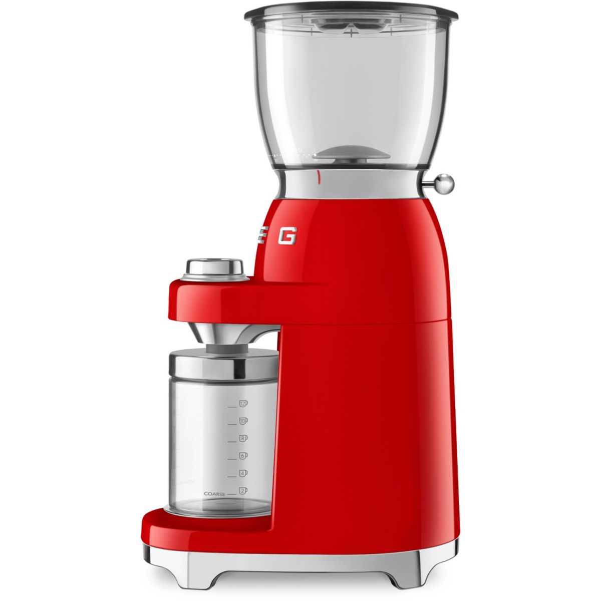Moulin à café CGF11RDEU rouge Années 50 couleur unique, SMEG