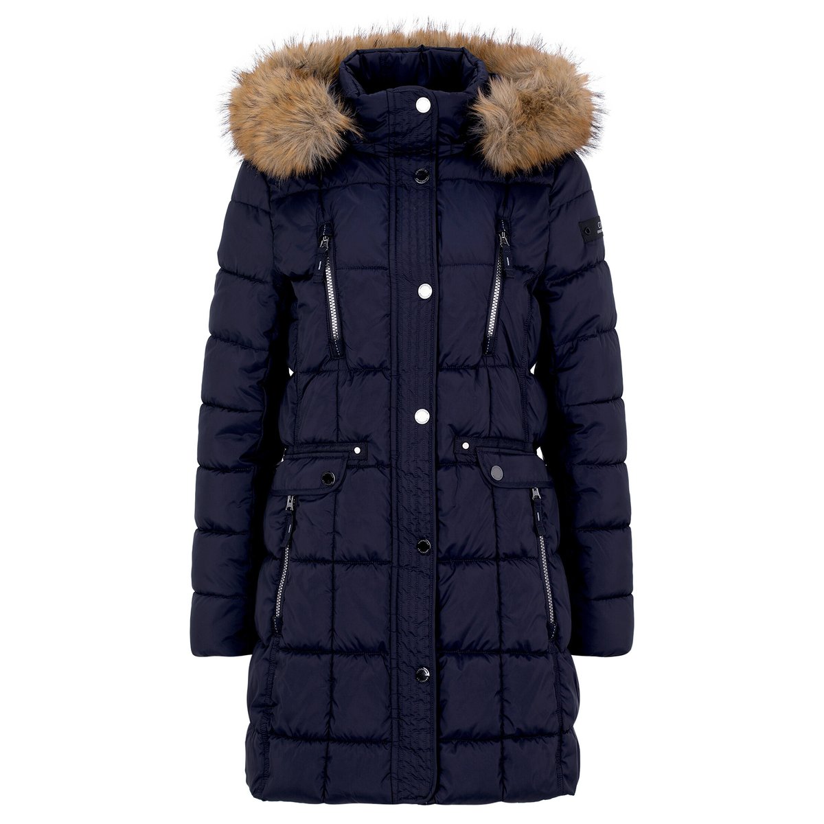 Veste outdoor à capuche bleu foncé, BETTY BARCLAY