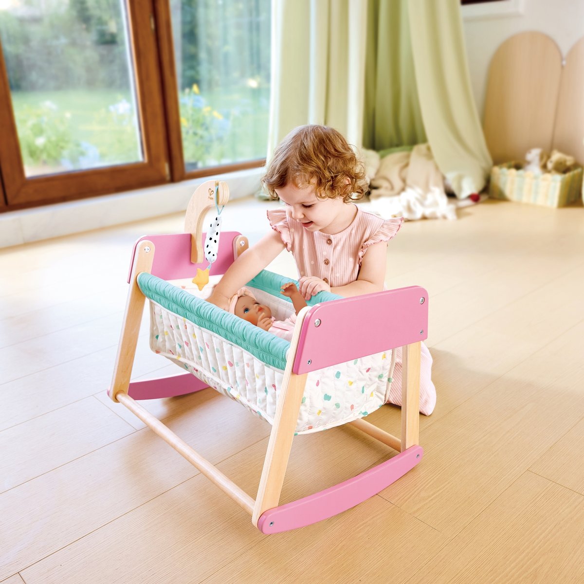 Berceau Sweat Dreams pour poupée multicolore, HAPE