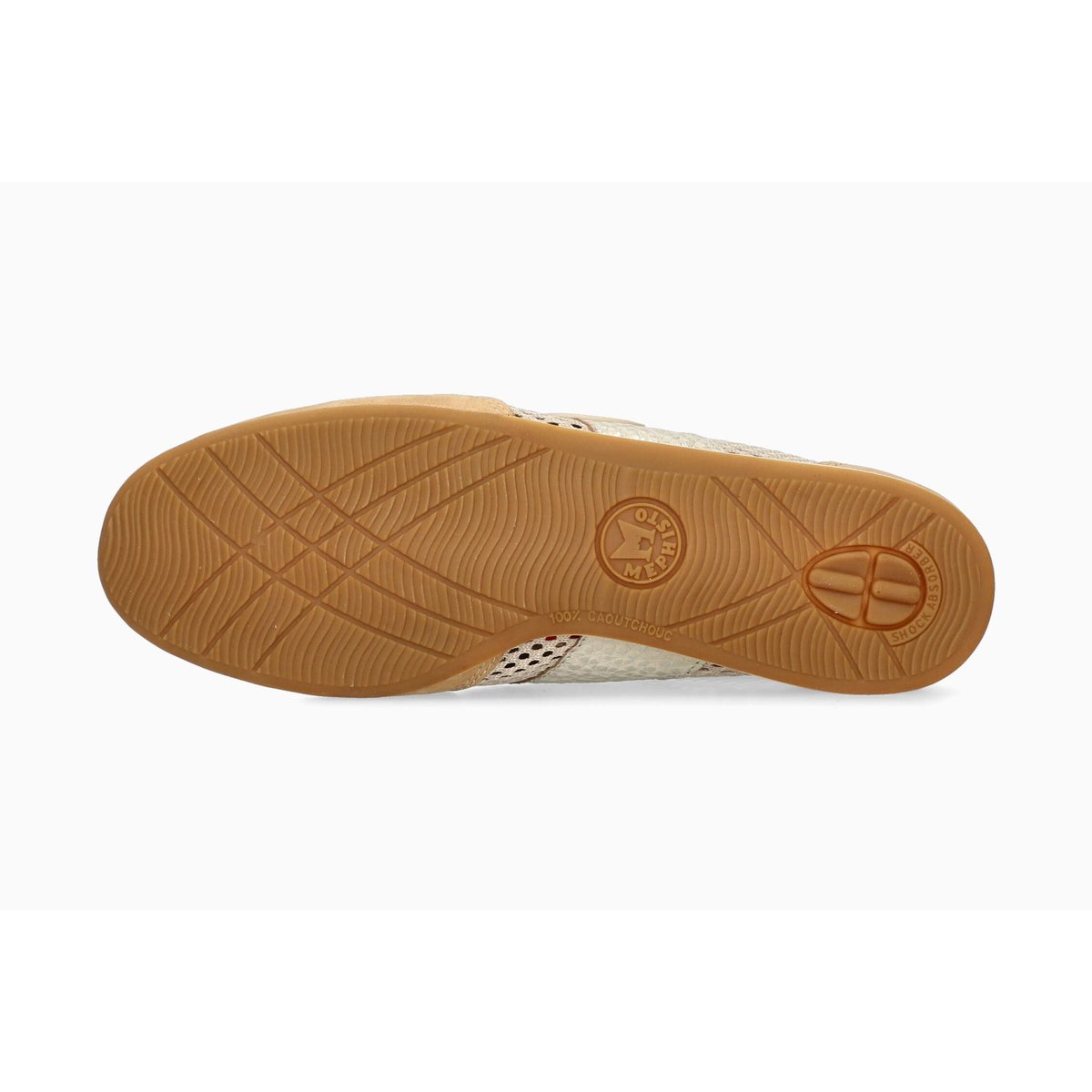 Baskets en cuir textile BLUE beige sand 5146, MEPHISTO