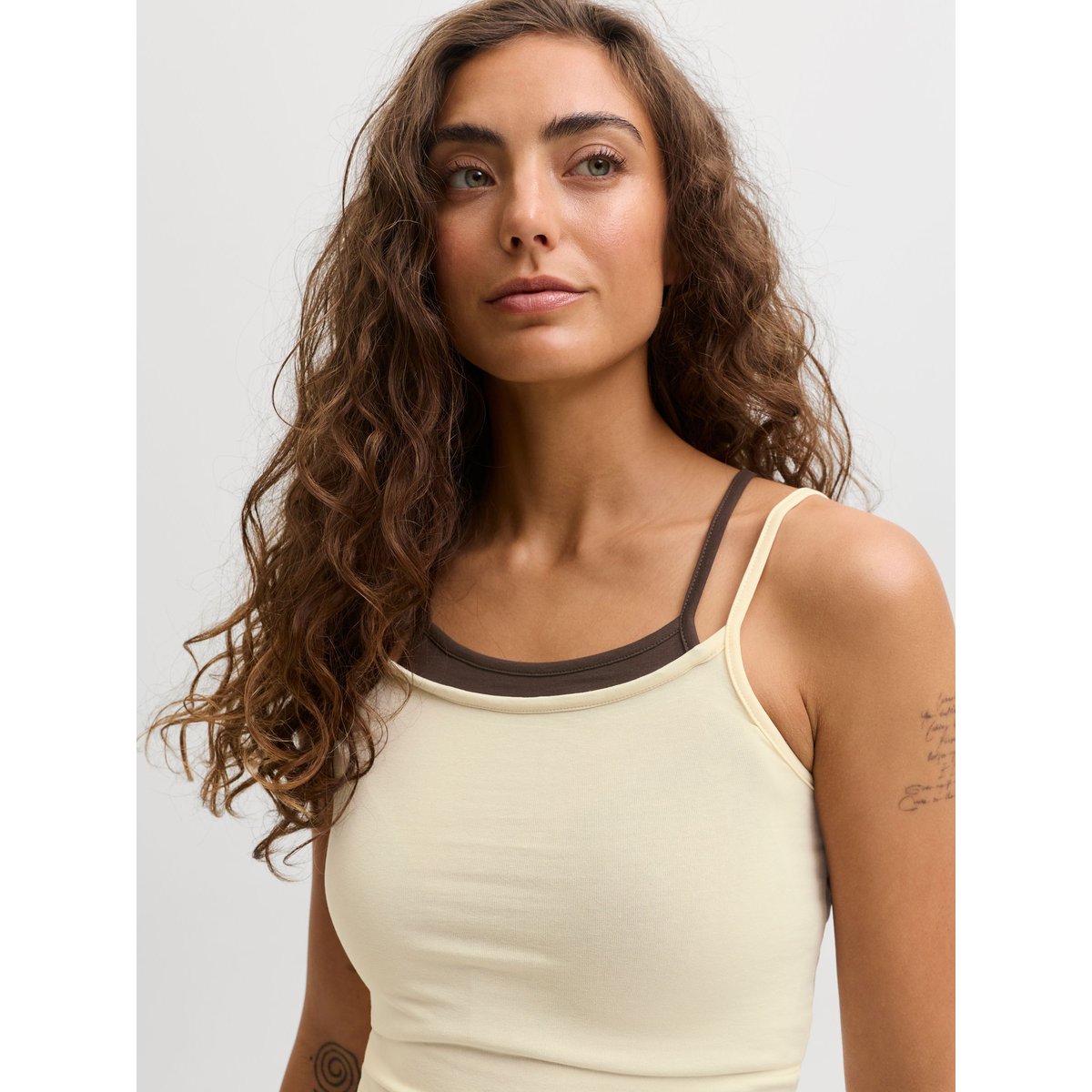 Top jaune - alabaster gleam 1, JJXX