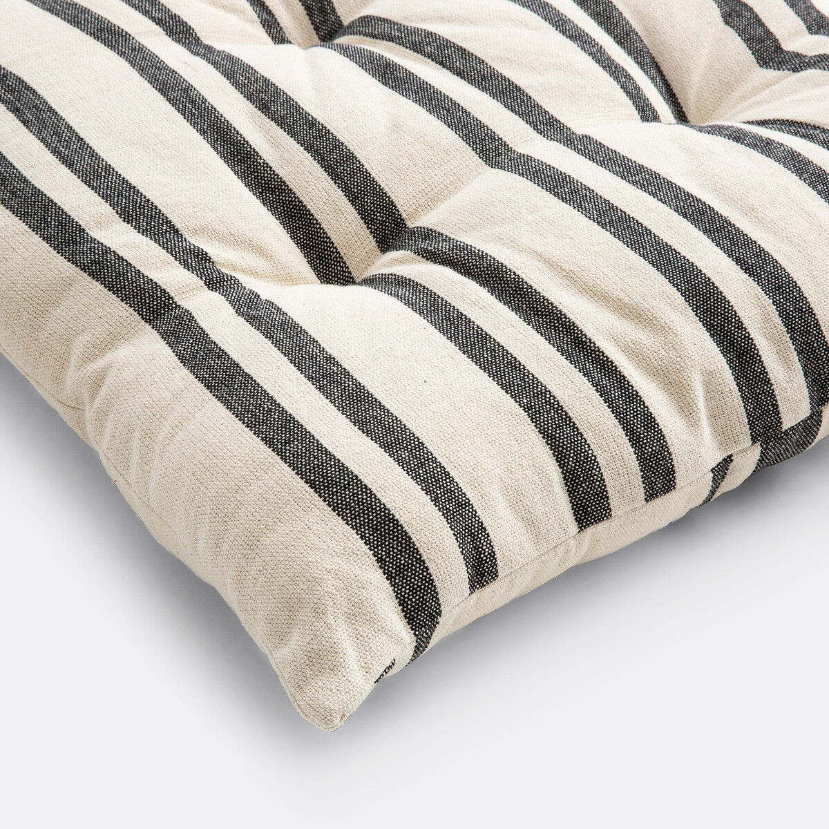 Matelas de sol 190 cm rayé, Minille naturel/noir, LA REDOUTE INTERIEURS