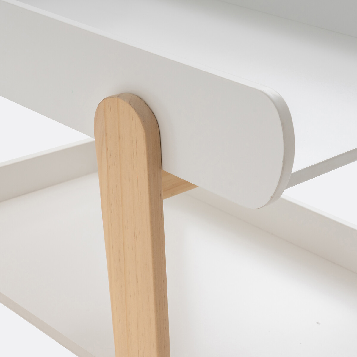 Oreade Changing Table with Drawer white/wood, LA REDOUTE INTERIEURS