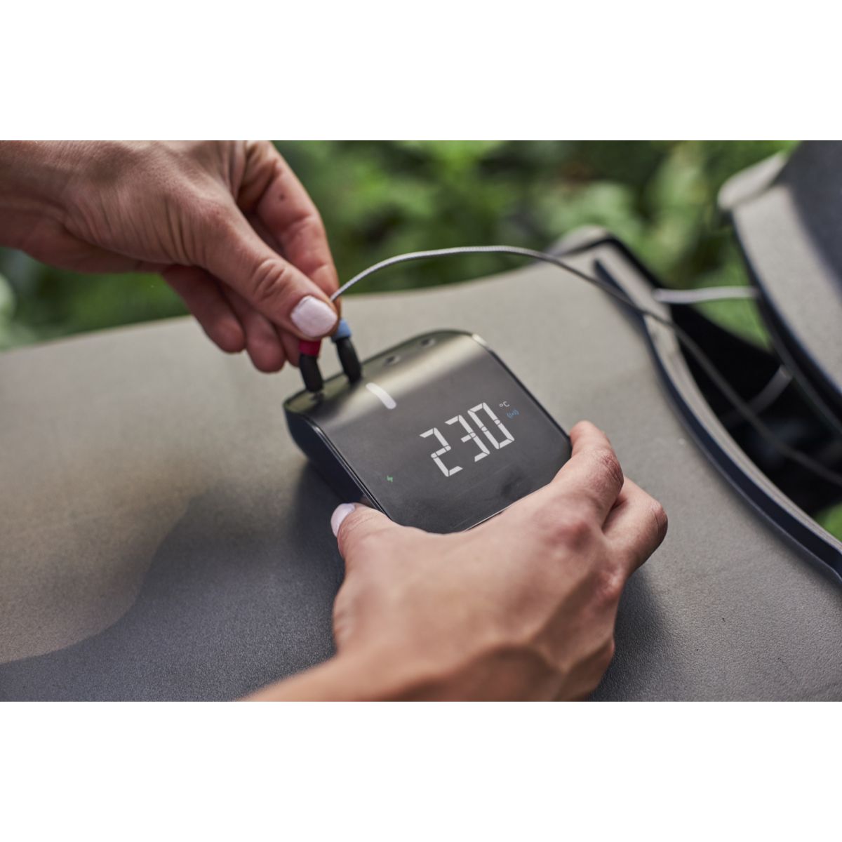Thermomètre de cuisson Connect smart Grilling Hub noir, WEBER