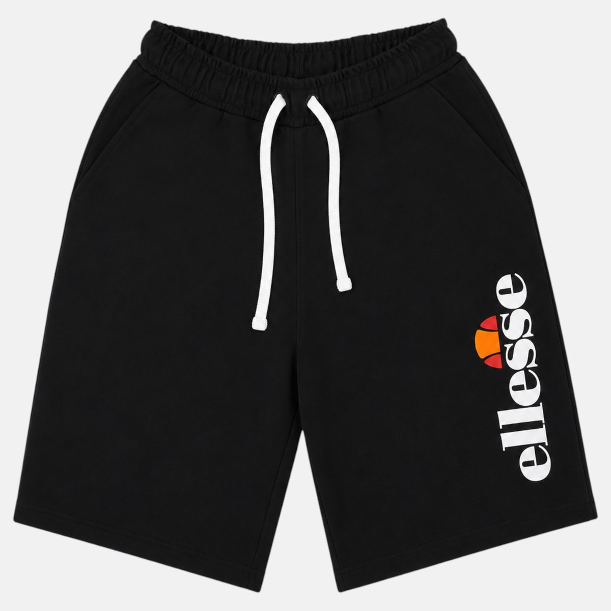 Short molletonné, taille élastique à cordon MATCH noir, ELLESSE