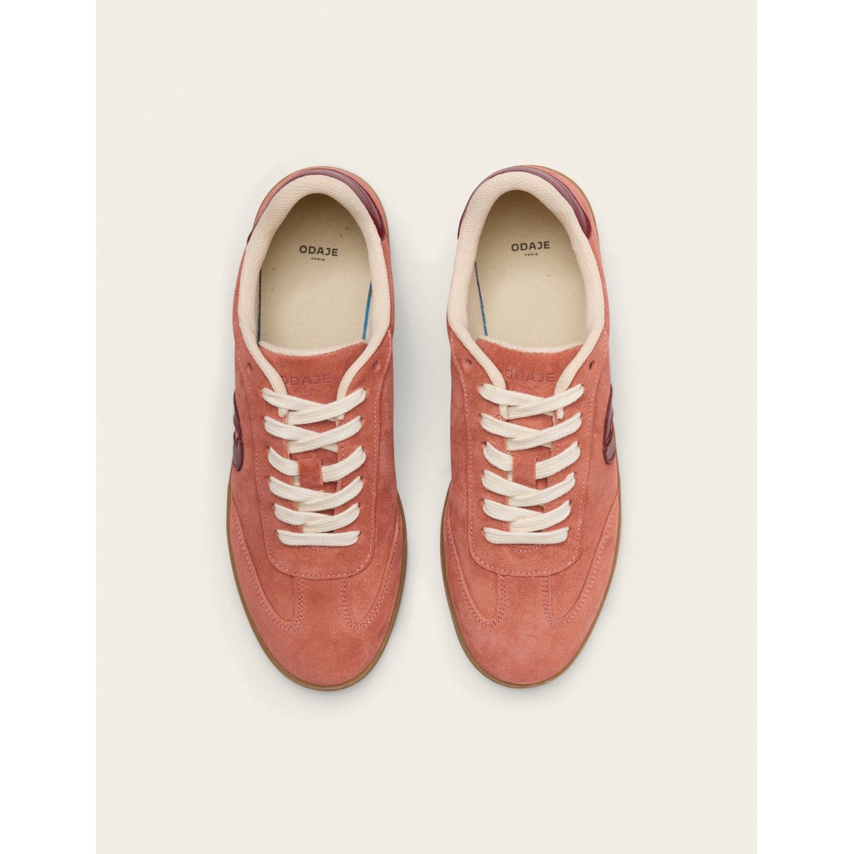 Baskets LUCIA rose bordeaux, ODAJE