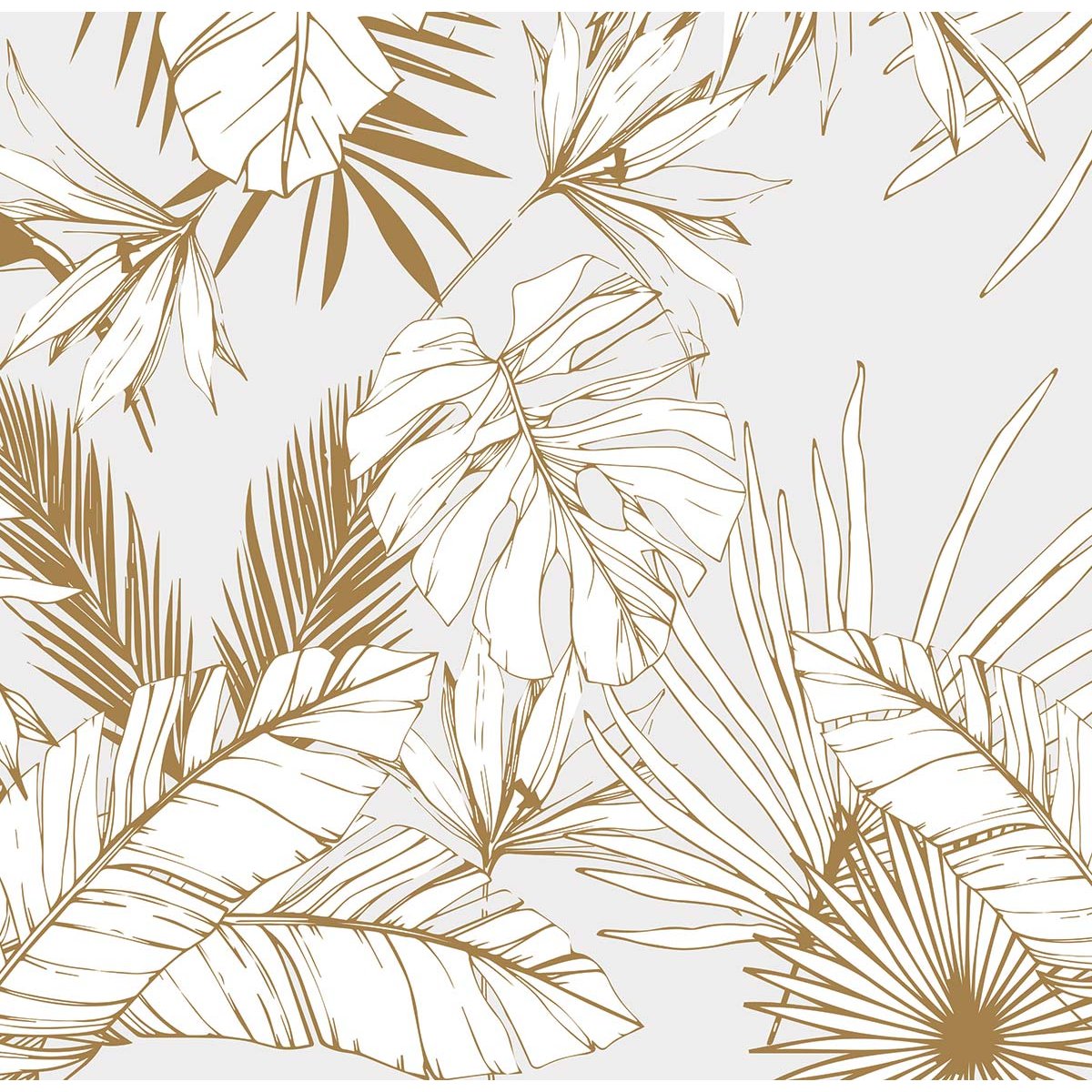 Papier peint coco beige intissé, HEXOA