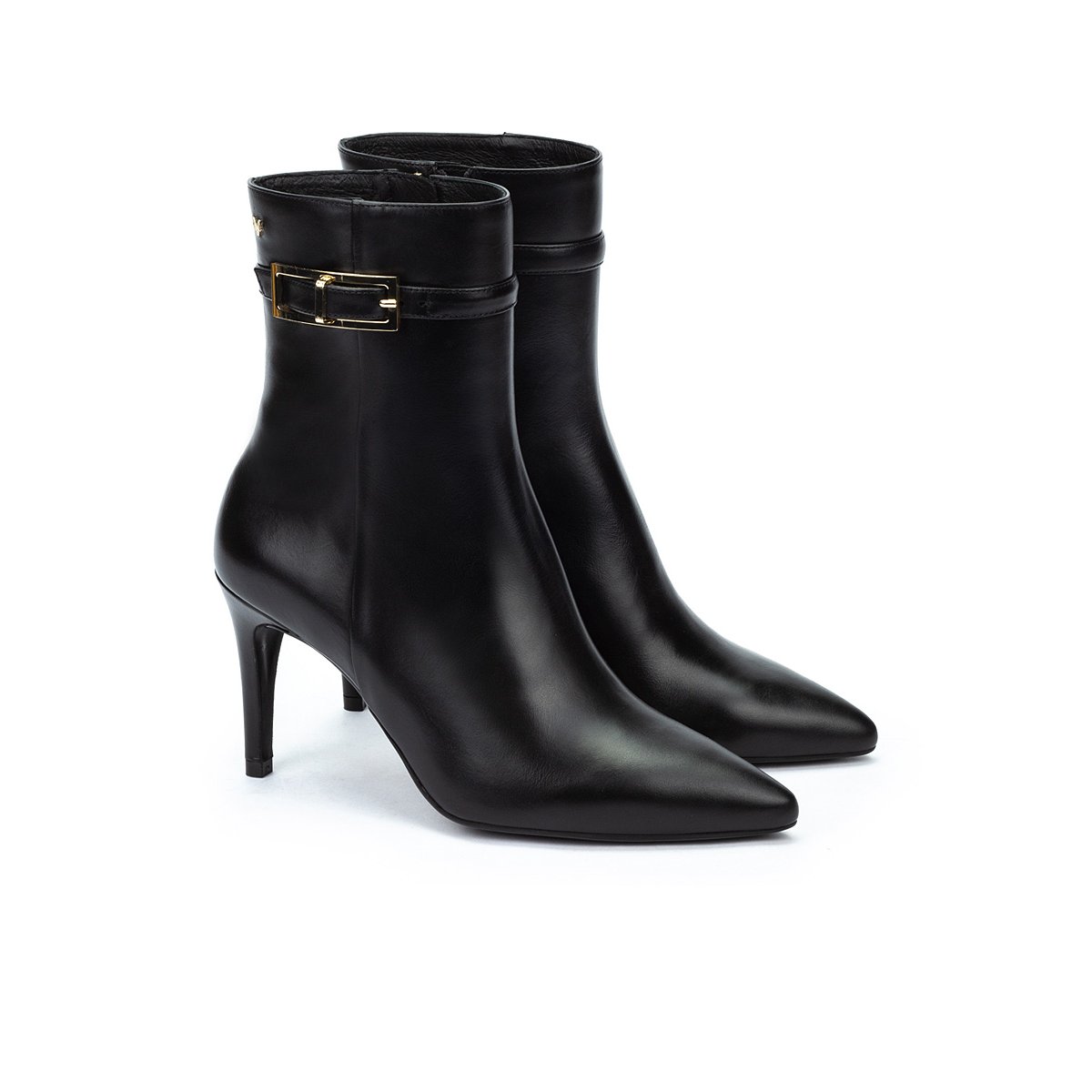 Bottines à talon cuir Thelma black, MARTINELLI