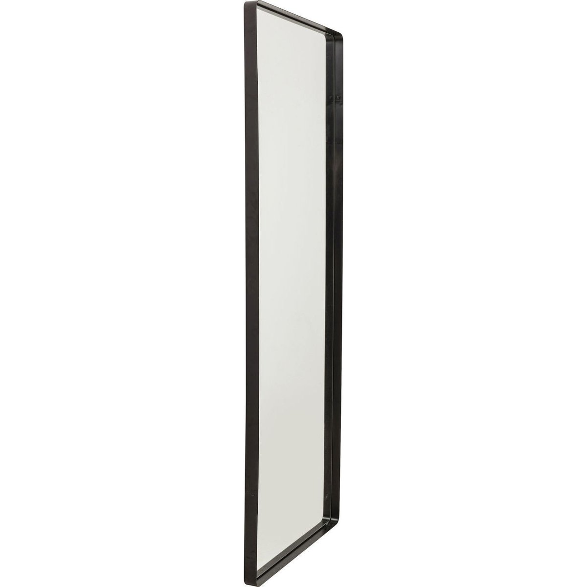 Miroir rectangulaire en acier, OMBRA SOFT noir, KARE DESIGN