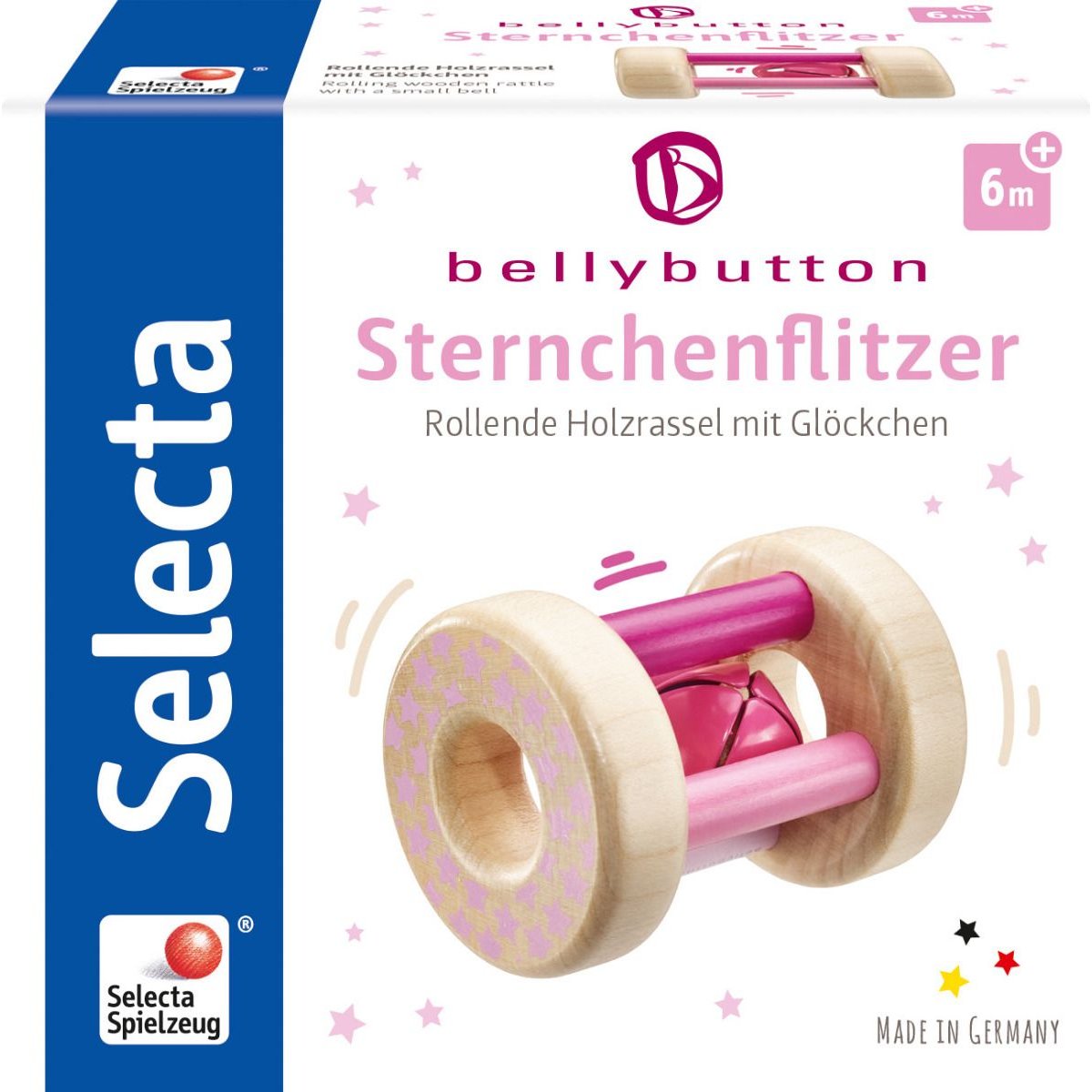 Hochet étoilé rose rose, SELECTA
