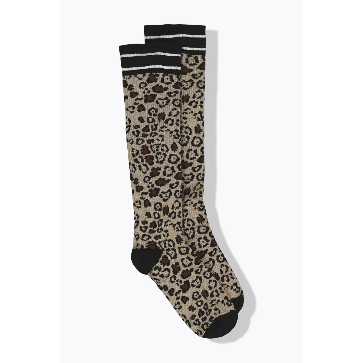 Bas de compression, motif léopard noir, ULLA POPKEN