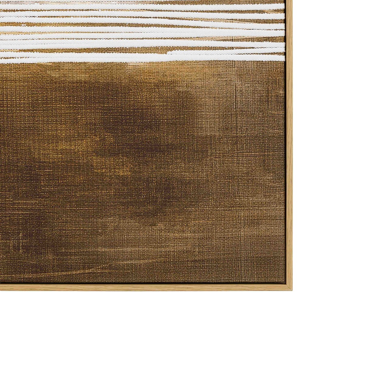 Set of 2 Elemental Framed Canvas brown , ÉDITÉ