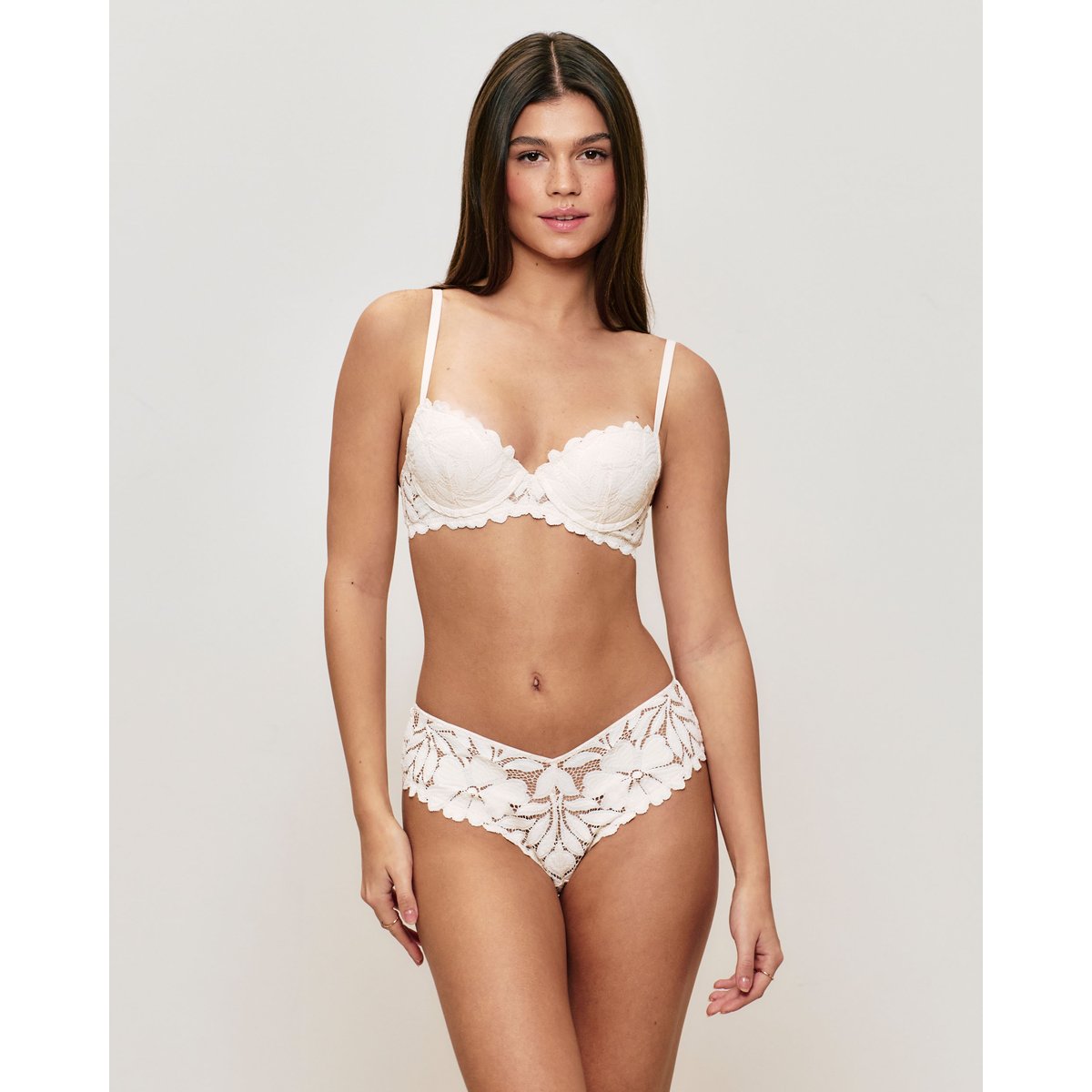 Soutien-gorge push-up en dentelle RACHELIZ ecru, UNDIZ