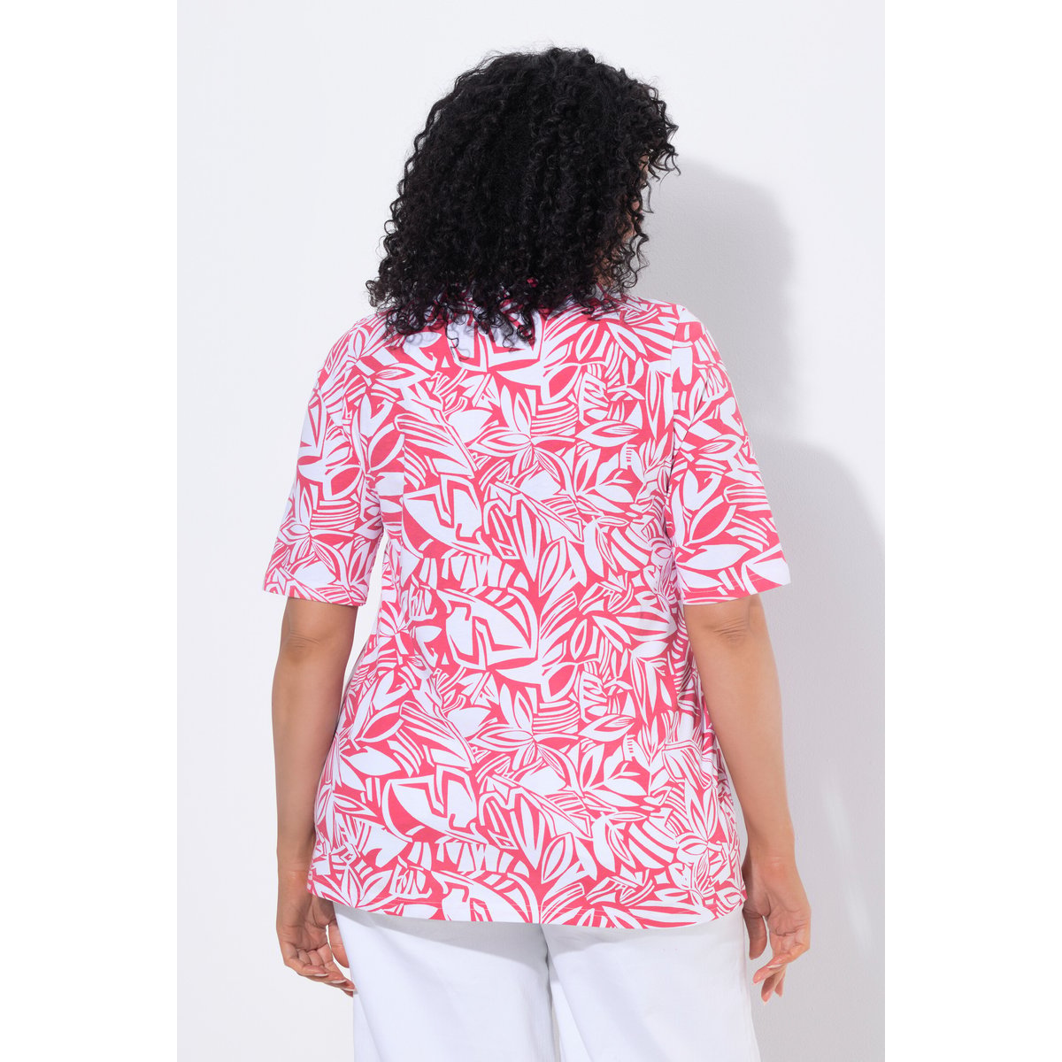 T-shirt rose vif, ULLA POPKEN