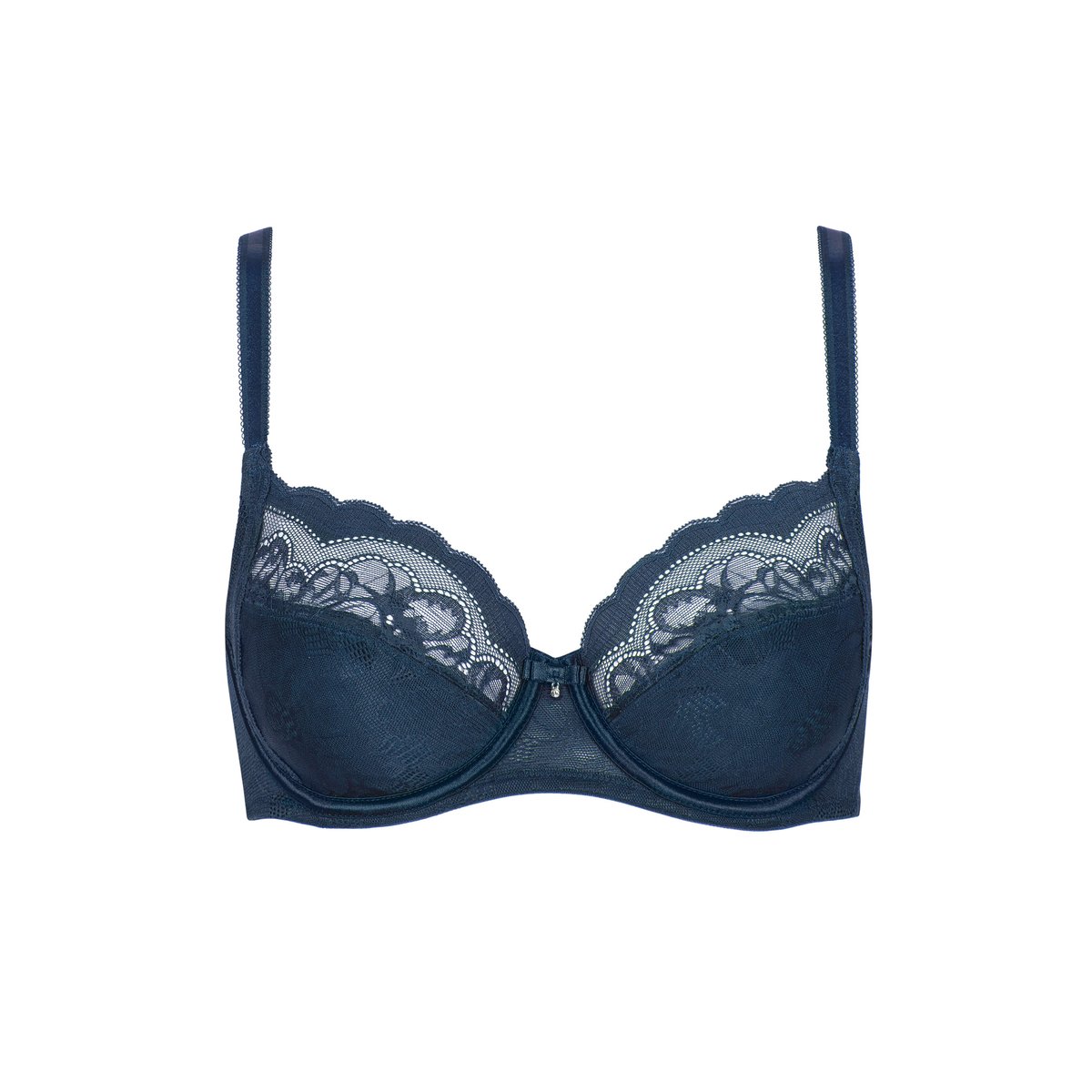 Soutien-gorge armaturé EVELYN B à E bleu marine, LISCA