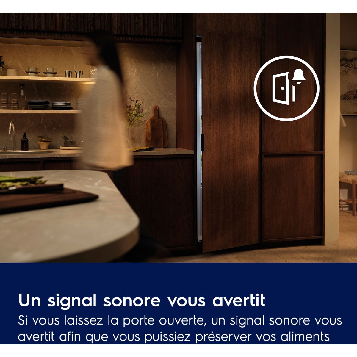 Réfrigérateur combiné KNA7CE18S intégrable, ELECTROLUX