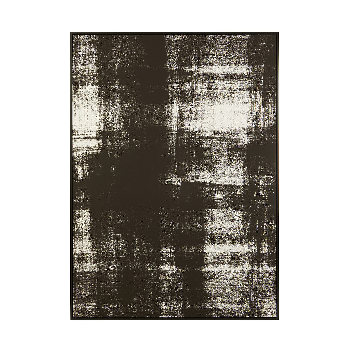 Large Black and White Abstract Wall Art with Classic Frame black, FIFTY FIVE SOUTH