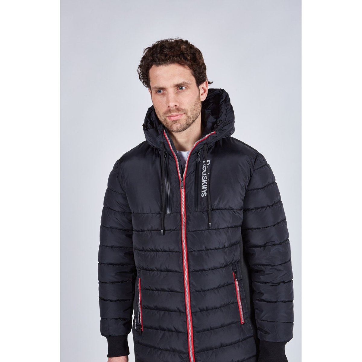 Coupe/vent col capuche zippé DARREN SWELL black/black, REDSKINS