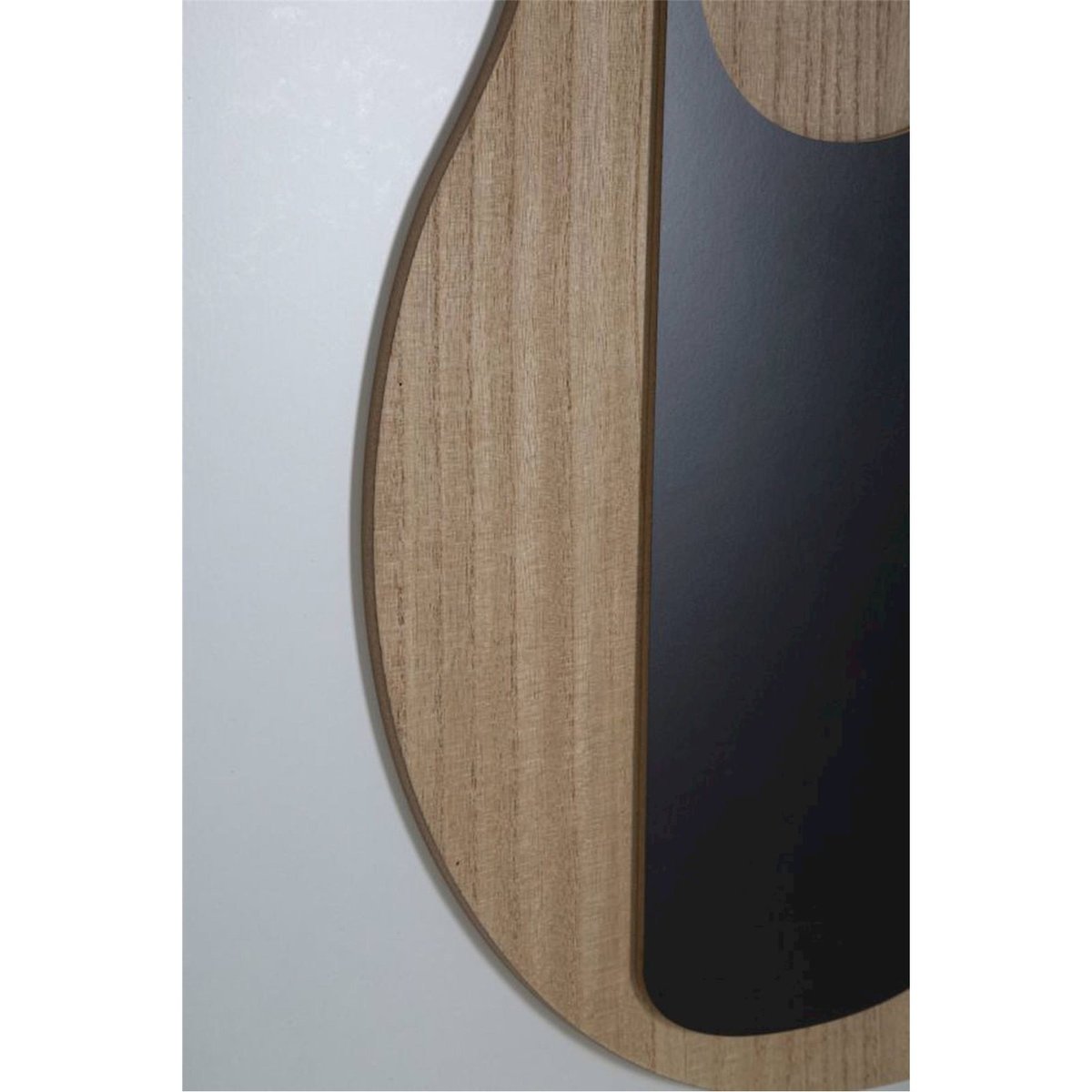 Panneau mural relief 3d motif abstrait MODERN multicolore aux tons bois et noir, RECOLLECTION