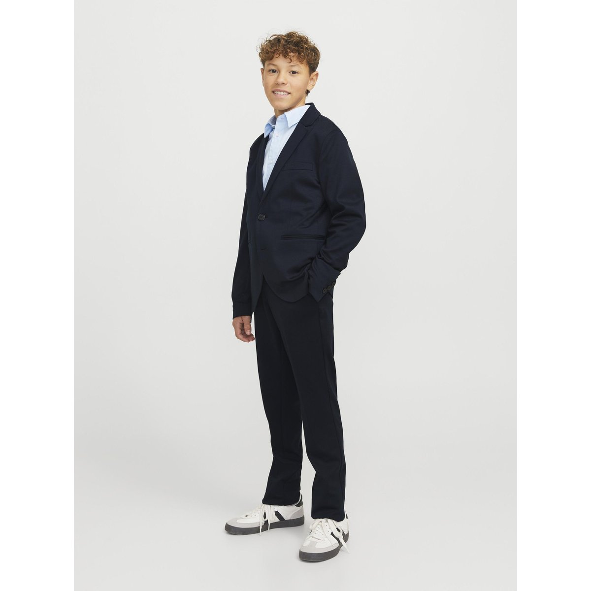Pantalon Habillé dark navy, JACK & JONES JUNIOR