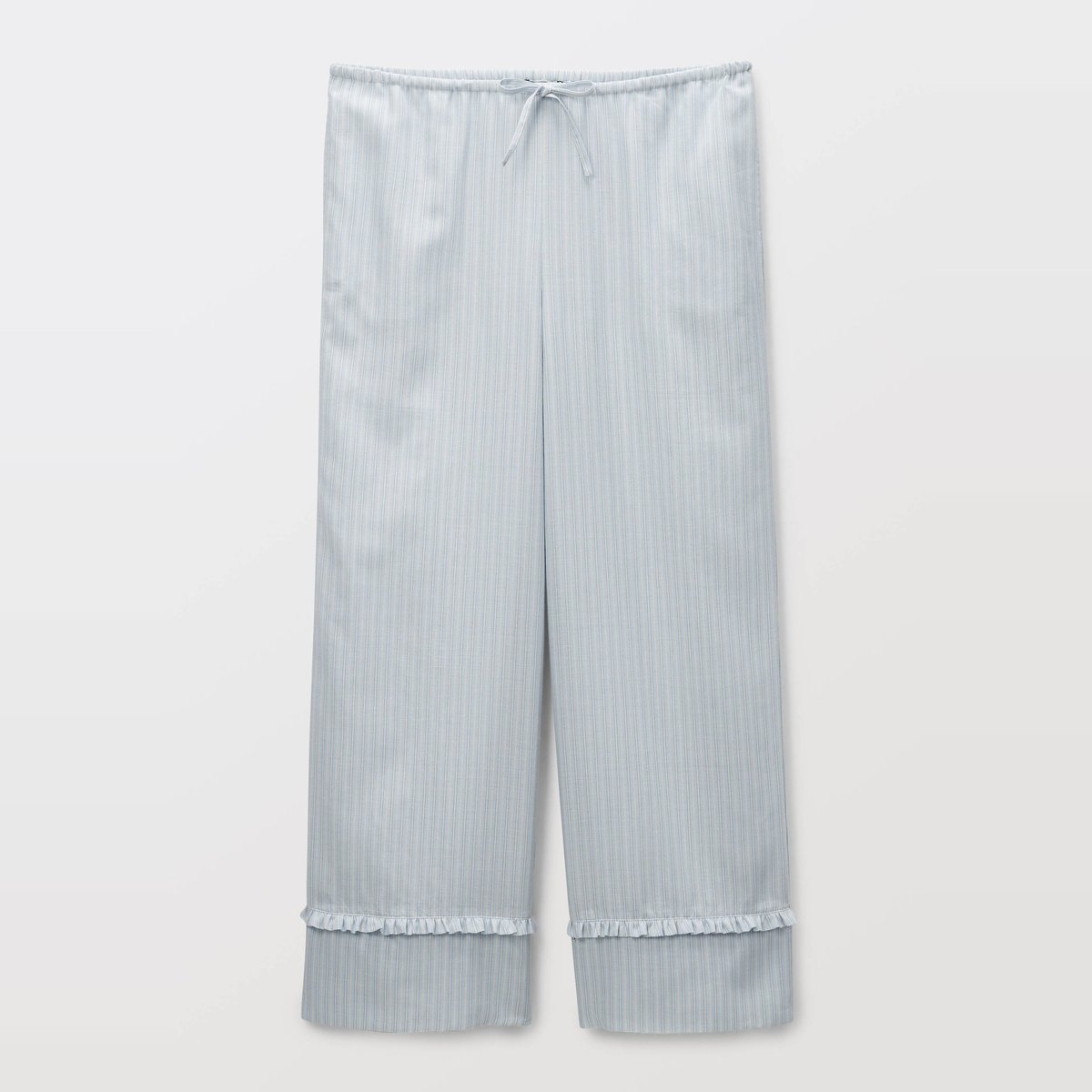 Pantalon rayé en coton bio GOTS serenite, MONOPRIX