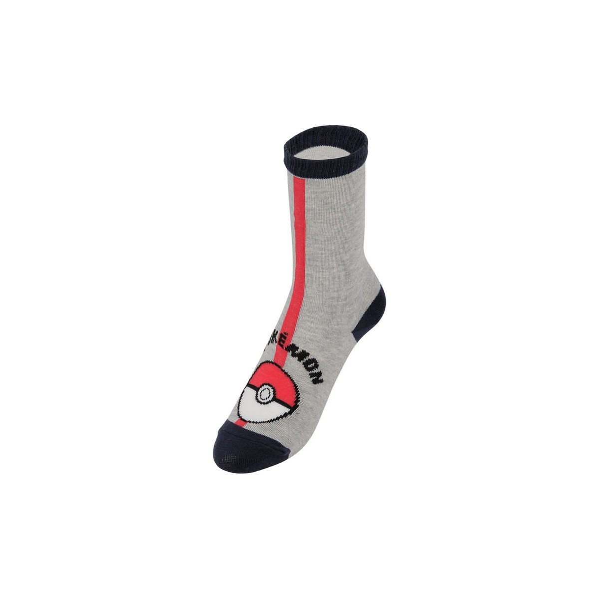 Lot De 12 Chaussettes Coton rouge/jaune/gris/bleu/blanc, POKEMON