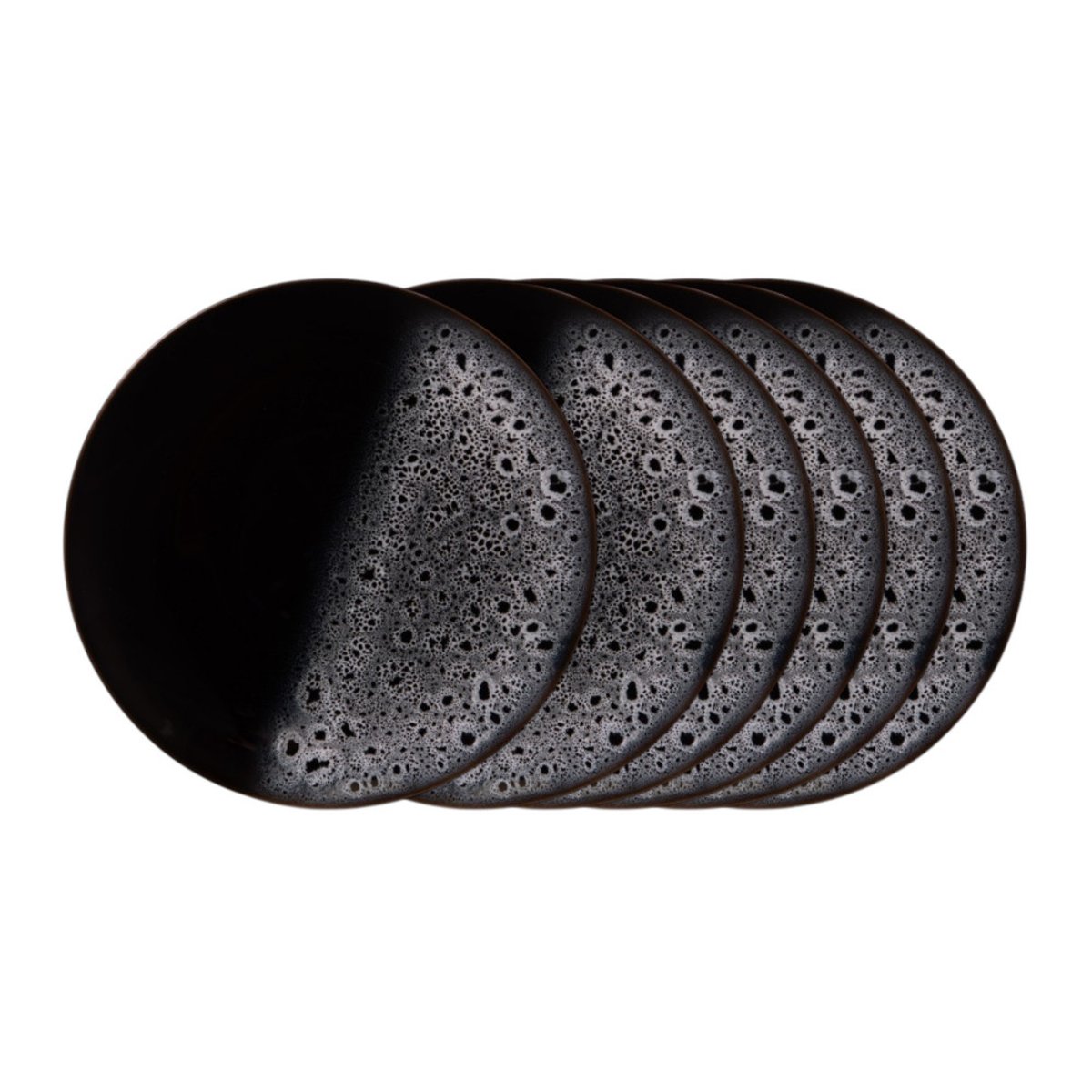 Assiette plate Kyle 27 cm (lot de 6) - KYLE noir, TABLE PASSION