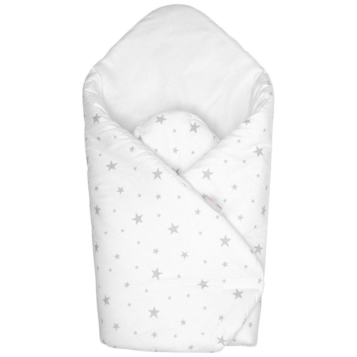 Gigoteuse d'emmaillotage en coton STELLA blanc, SEVIRA KIDS