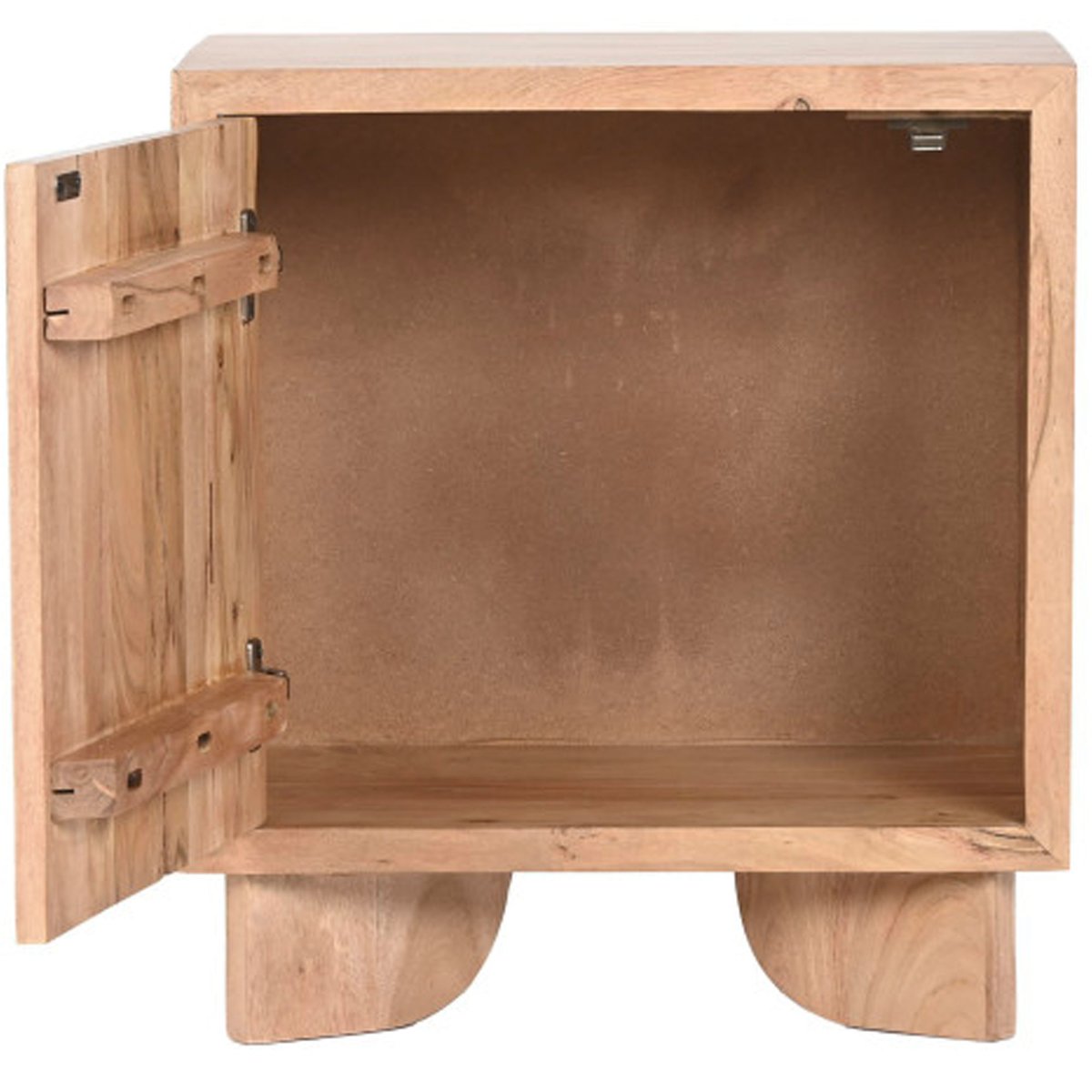 Table de chevet en bois d'acacia 50x35x55cm bois, WADIGA
