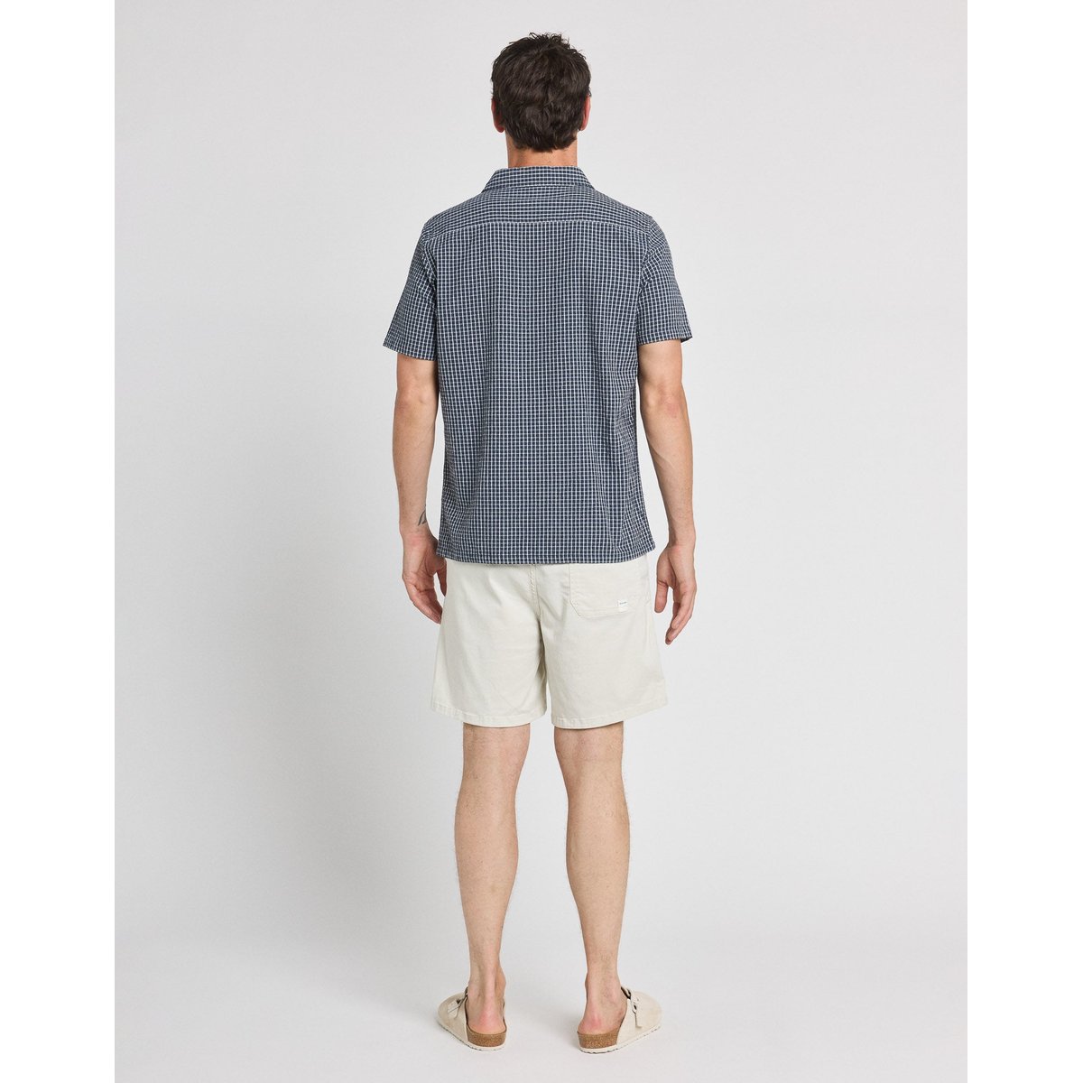 SHORT LOOSE BONE blanc casse, PULLIN