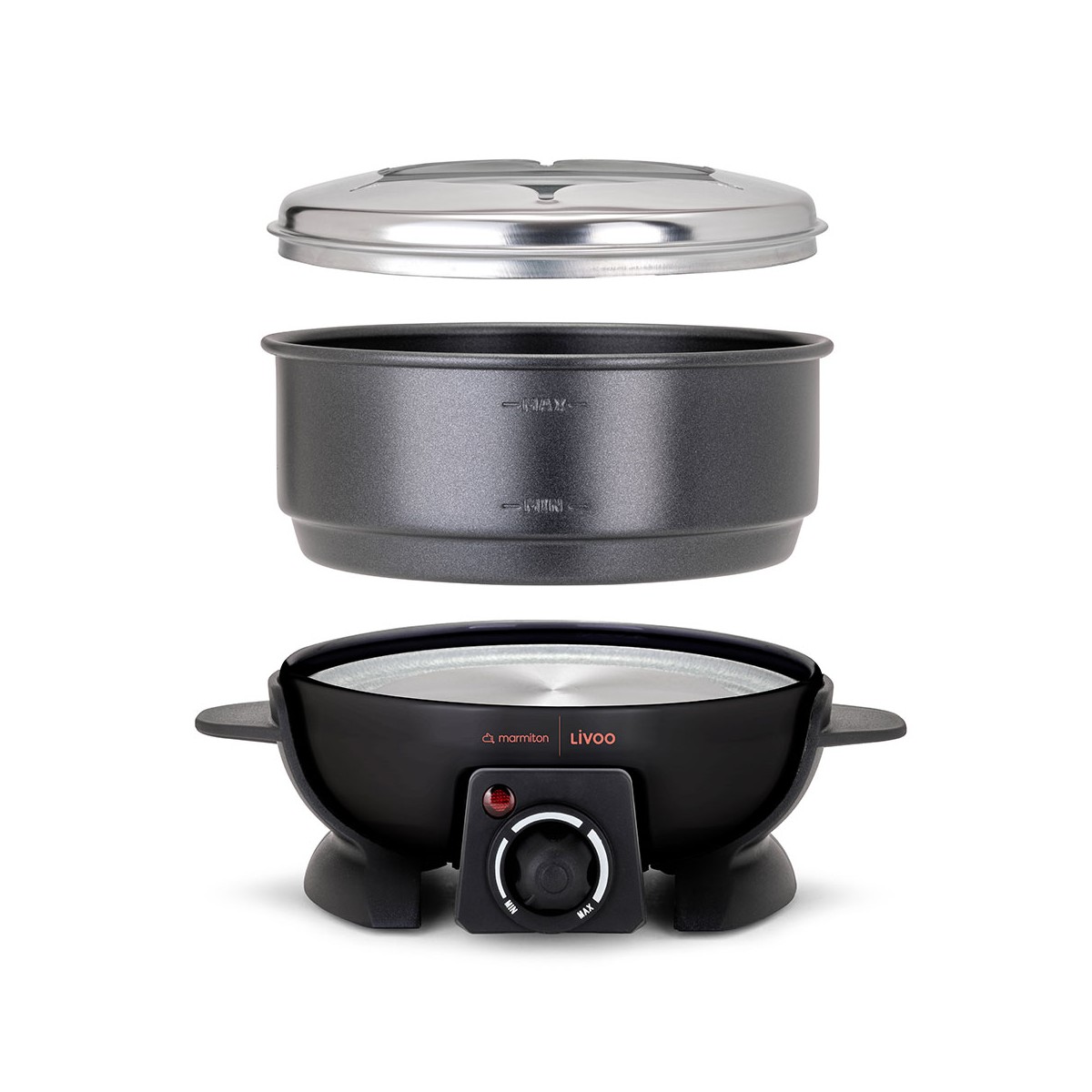 Appareil à fondue électrique - Livoo x Marmiton couleur unique, LIVOO