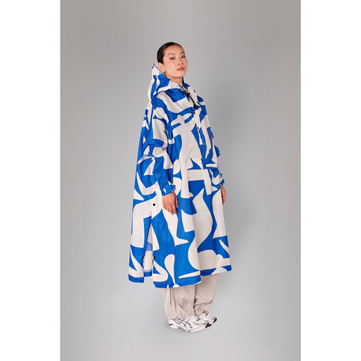 Poncho de pluie imperméable TIMO KUILDER 'BLEU DANCE' bleu danseur, RAINKISS