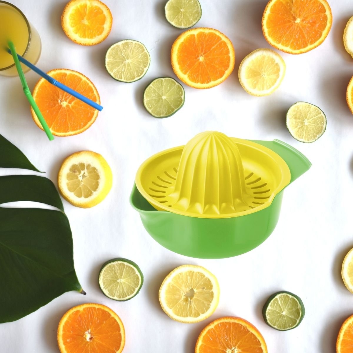 Presse-agrume manuel COLORS EDITION blanc,vert,jaune, FACKELMANN