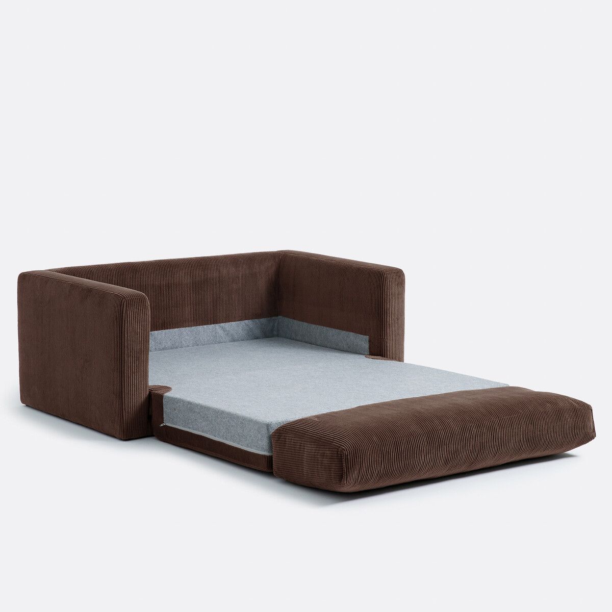 Sofá cama de 2 plazas, pana, Hani chocolate, LA REDOUTE INTERIEURS