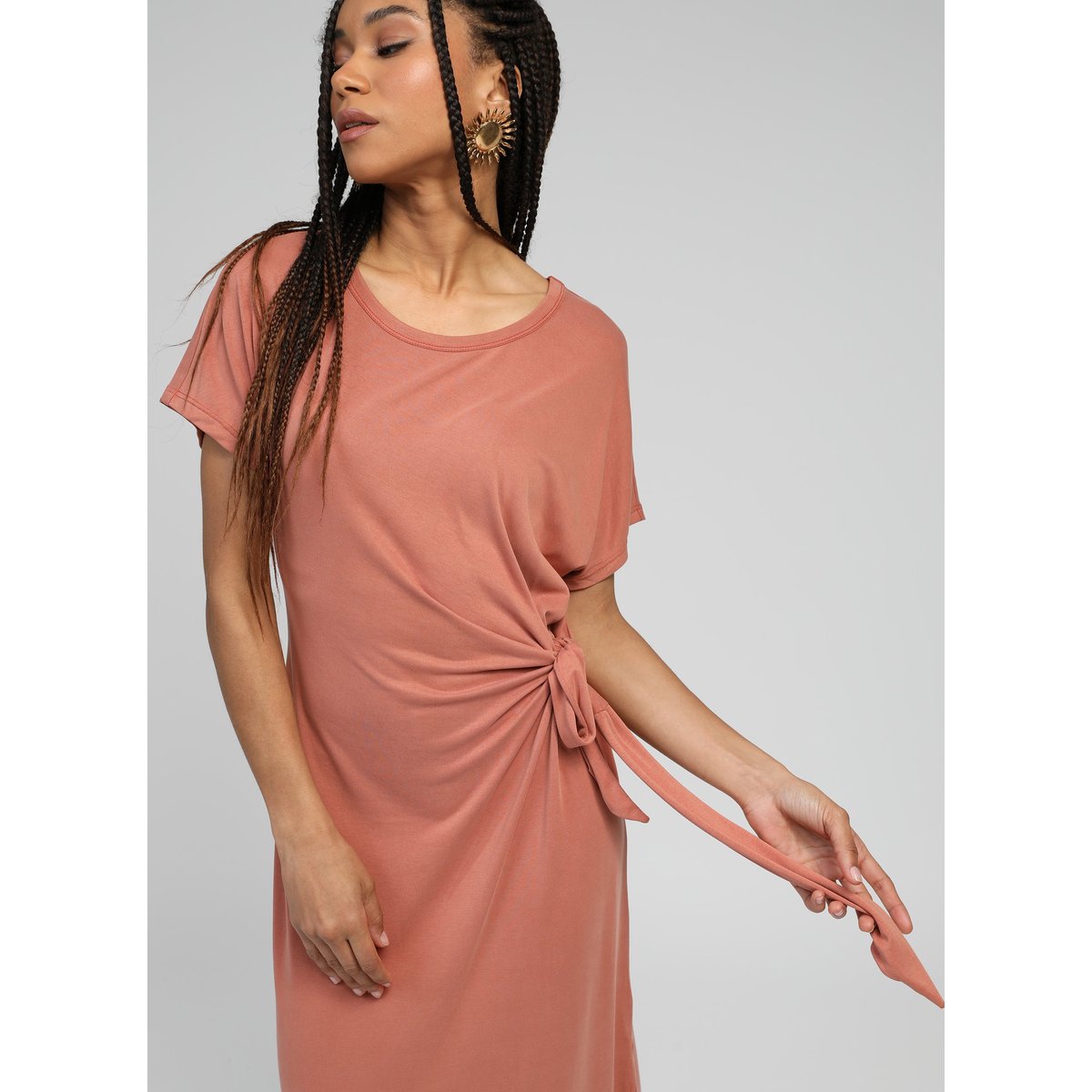Robe Longue TAMISARA terracotta, AN'GE