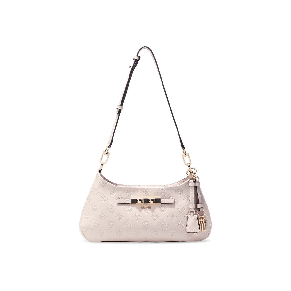 Sac À Épaule Carmella Logo rouge foncé, GUESS