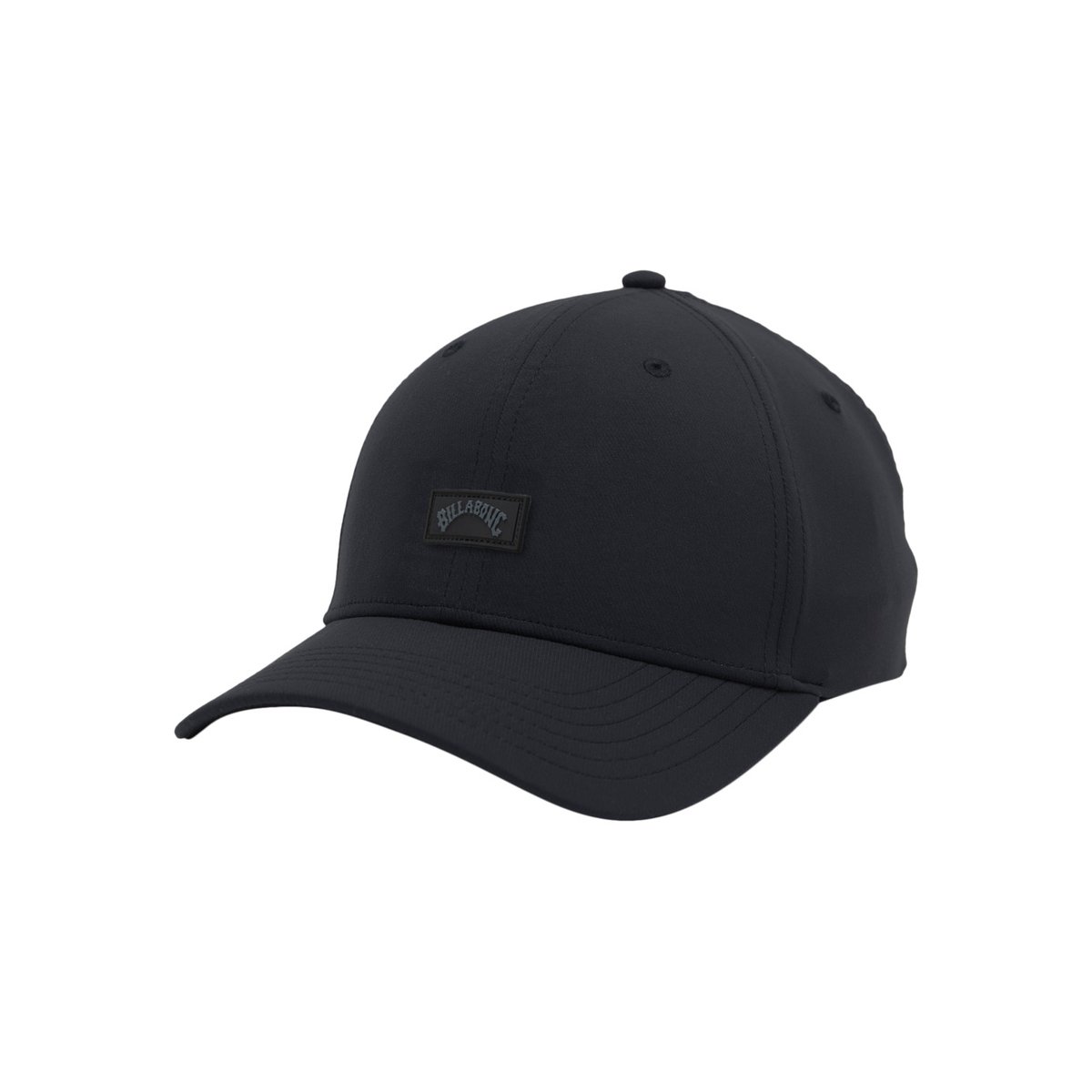 Casquette à 6 pans, avec patch en silicone SURFTREK noir black, BILLABONG