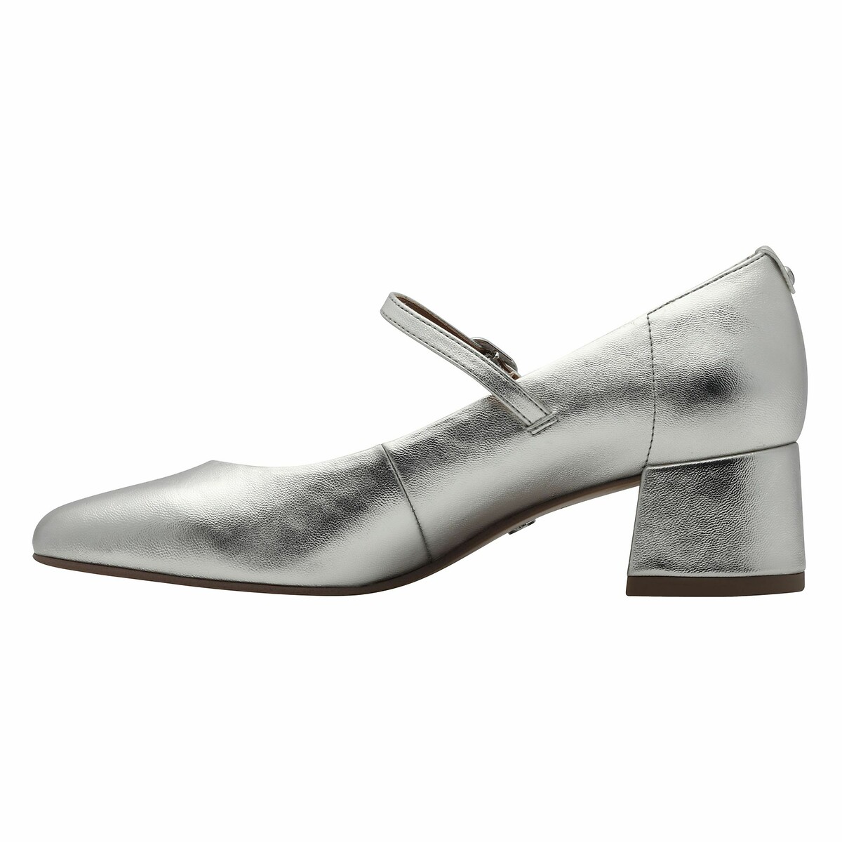 Heeled Mary Janes platinum, TAMARIS
